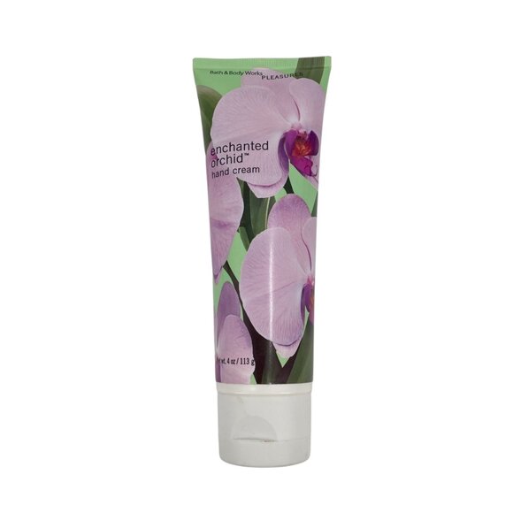 RARE Bath & Body Works Pleasures Enchanted Orchid Hand Cream 4 Oz Moisturizer - Picture 1 of 3